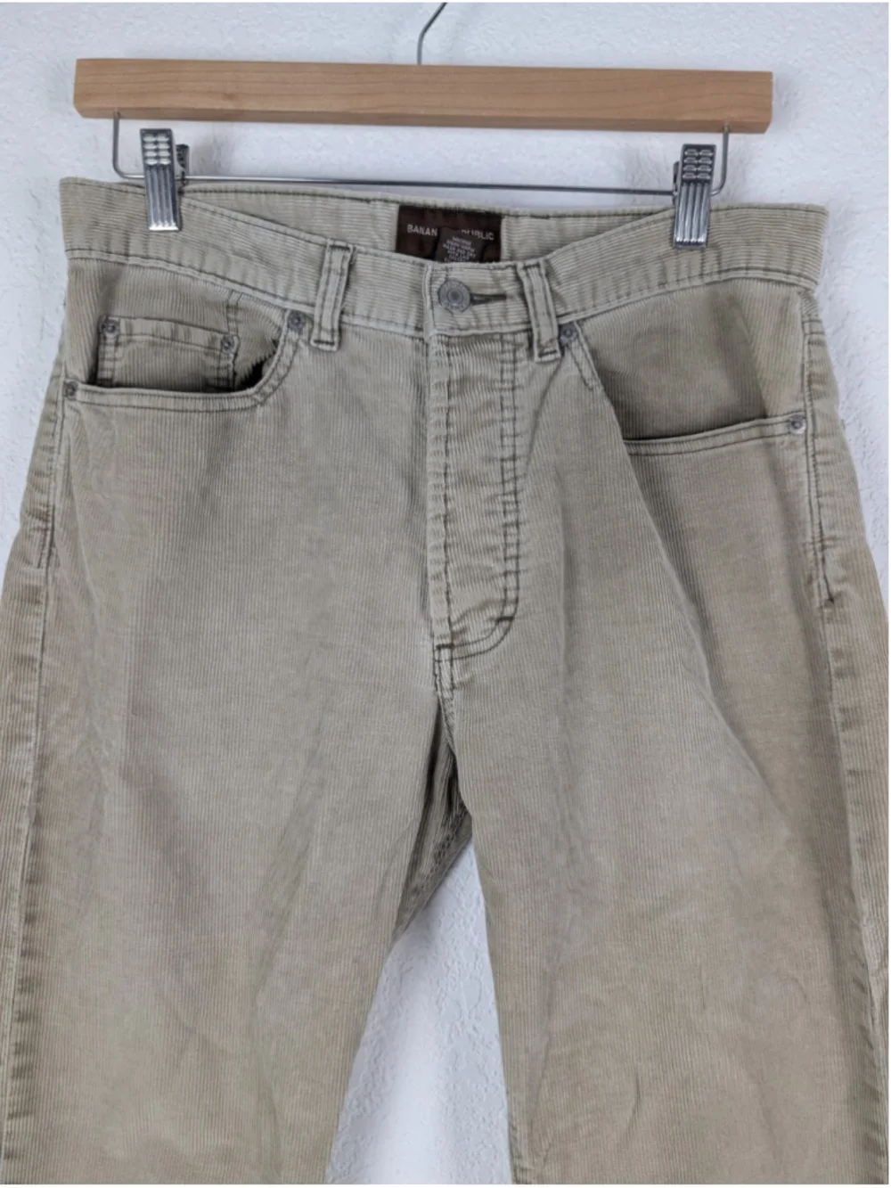 Banana Republic Corduroy Pants Button Fly 32 X 30 Classic Preppy Retro 90s Y2K